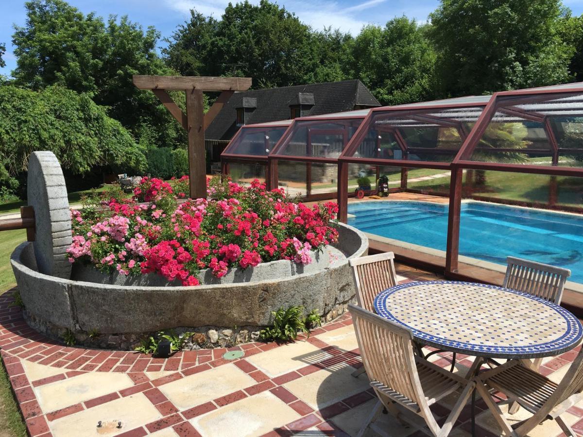 Maison Avec Piscine A Honfleur Villa Genneville Bagian luar foto